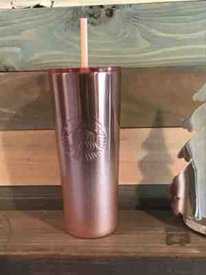 Starbucks 2019 rose gold pink tumbler Holiday Xmas   - Sold on eBay Nov, 29th 2019 for $39.99