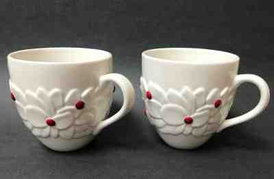 2 Starbucks Red Berries Holly Christmas Holiday Coffee Mugs Cups 2004  - Sold on eBay Nov, 29th 2019 for $24.99