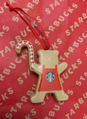 Starbucks Japan Christmas Tree Ceramic Ornament Teddy Bear 2019 - Sold on eBay Nov, 29th 2019 for $30.00