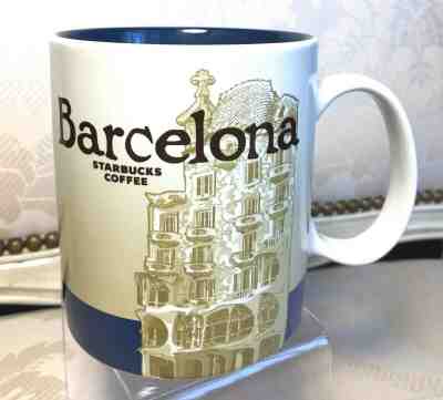 STARBUCKS Global Icon Collector Series Mug BARCELONA 16 fl oz - Sold on eBay Nov, 29th 2019 for $19.50
