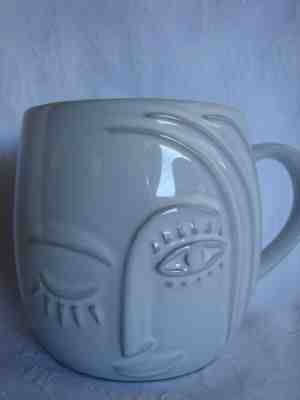 New Starbucks 2013 Anniversary Embossed Mermaid Mug Winking Siren Tail Raised 3D - Sold on eBay Nov, 29th 2019 for $15.75
