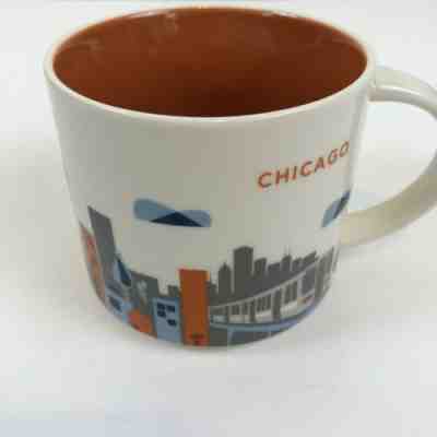 Starbucks Chicago Mug You Are Here City Coffee Cup 2017 EUC 14 Oz YAH - Sold on eBay Nov, 29th 2019 for $19.95