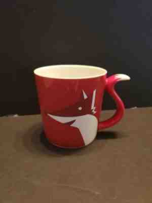2012 Starbucks Red Fox Coffee Cup Mug With Tail Handle Bone China - Sold on eBay Nov, 29th 2019 for $26.00