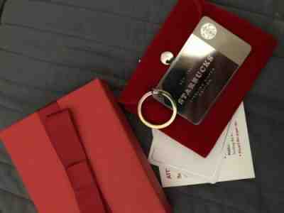 Starbucks Sterling Silver 2014 Limited Edition Keychain Gift Card $0 Balance  - Sold on eBay Nov, 29th 2019 for $145.00
