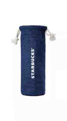 Starbucks Korea Marine Letter Denim Bottle Cooling Pouch Limited Ed - Sold on eBay Nov, 29th 2019 for $18.00