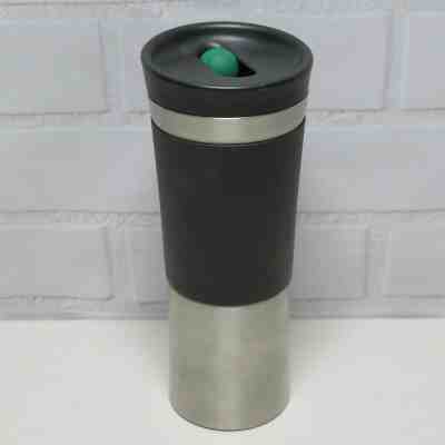 Starbucks 2010 Roller Ball Stainless Steel Double Wall Travel Thermos Tumbler - Sold on eBay Nov, 29th 2019 for $19.99