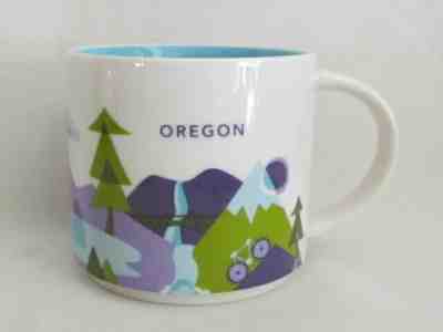 Starbucks 2013 You are Here Series OREGON USA 14 oz Mug Discontinued NEW - Sold on eBay Nov, 29th 2019 for $25.59