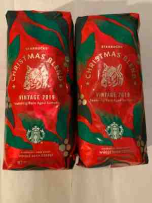 2-BAGS Starbucks Christmas Blend 2019 Coffee - Sold on eBay Nov, 29th 2019 for $25.00