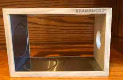 STARBUCKS Whitewashed Gray Wood Barista Pour Over Stand Brewer Brewing - Sold on eBay Nov, 29th 2019 for $23.99
