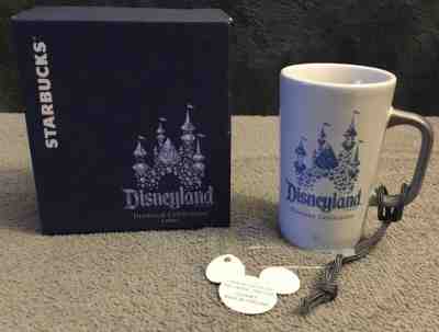 Disney Parks Disneyland 60th Diamond Celebration Starbucks Mug ornament 2015 NEW - Sold on eBay Nov, 29th 2019 for $15.00