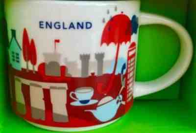 Starbucks You Are Here England Mug - Sold on eBay Nov, 29th 2019 for $29.99