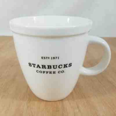 Starbucks 2001 Barista Abbey White 18 oz  Est 1971 Large Coffee Mug Cup - Sold on eBay Nov, 29th 2019 for $21.99