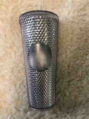 Starbucks Tumbler  2019 Studded Silver Cold Cup 30oz - Sold on eBay Nov, 29th 2019 for $30.00