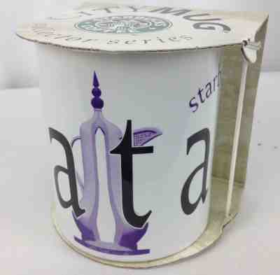 New STARBUCKS 2002 City Mug QATAR 16 Oz Cup - Sold on eBay Nov, 29th 2019 for $21.99