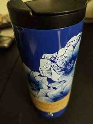 Starbucks 2019 Floral Blue Vacuum Insulated 16 oz. Tumbler  NWT! - Sold on eBay Nov, 29th 2019 for $19.99
