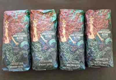 Starbucks Anniversary Blend Spicy Bold 2016 Whole Bean Coffee (4 bags of 1 lb) - Sold on eBay Nov, 29th 2019 for $15.00