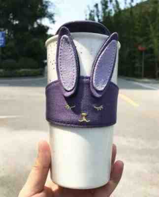 Starbucks 2018 China Autumn Bright Moon Rabbit 12oz Double Mug Cup Purple - Sold on eBay Nov, 29th 2019 for $45.99