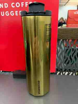 Starbucks Gold Stainless Steel Vacuum Insulated Coffee Tumbler 16 oz - Sold on eBay Nov, 28th 2019 for $36.44
