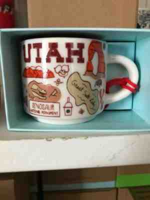 Starbucks Utah 2018 Been There Series Ornament 2 Fl Oz NIB - Sold on eBay Nov, 28th 2019 for $24.99