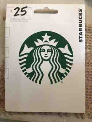 Starbucks Gift Card 25.00 Value!  But For YOU, Only 20.00 - Sold on eBay Nov, 30th 2019 for $19.50