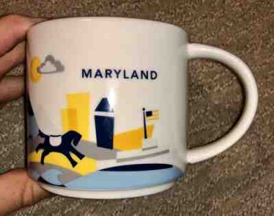 Starbucks You Are Here Mug- Maryland (14 Oz.) - Sold on eBay Nov, 30th 2019 for $15.98