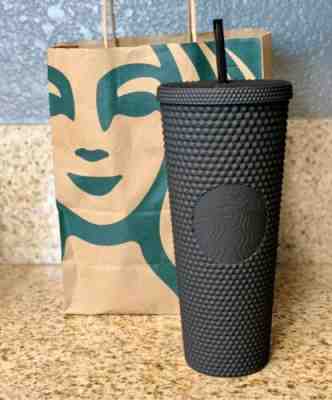 Starbucks Limited Edition Fall 2019 Matte Black Studded Tumbler 24oz  RARE - Sold on eBay Nov, 30th 2019 for $76.00