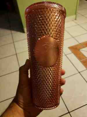 2019 New Starbucks Rose Gold Spike Tumbler - Sold on eBay Nov, 30th 2019 for $55.00