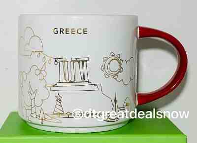 NEW Starbucks 'You Are Here' GREECE YAH Limited Christmas 2018 Holiday Mug - Sold on eBay Nov, 30th 2019 for $39.99