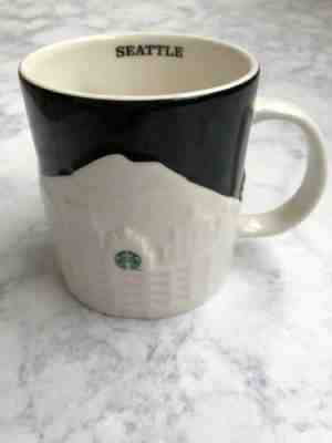 Starbucks Seattle Black & White Relief Skyline Ferry Coffee Mug NEW SKU Intact - Sold on eBay Nov, 30th 2019 for $24.50
