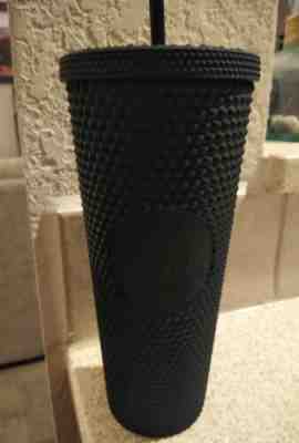 Starbucks Matte Black Studded Spiked Straw Cup Tumbler 26oz Fall 2019 - Sold on eBay Nov, 30th 2019 for $80.00