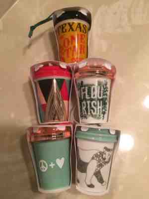 Starbucks Holiday 2017 Ceramic Ornaments Lot Of 5 - Sold on eBay Nov, 30th 2019 for $34.99
