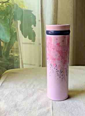 Starbucks JNL Pink Thermos Tumbler Thermal Bottle 500 cup Korea Japan Floral - Sold on eBay Nov, 30th 2019 for $45.00
