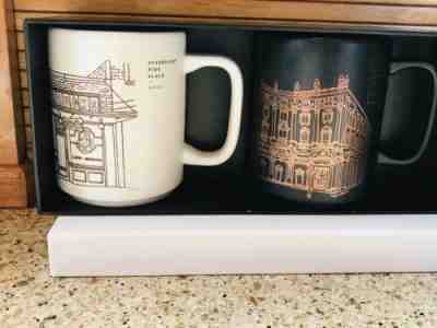 Starbucks Cup Reserve Roastery Seattle Pike & Italy Milano Milan coffee mug set  - Sold on eBay Nov, 30th 2019 for $29.99