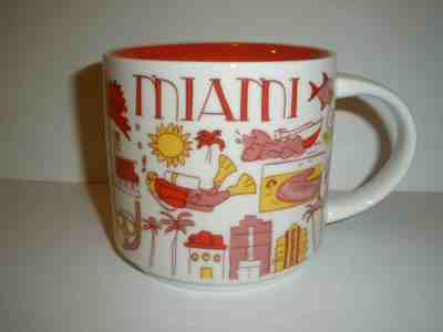 UNUSED Miami Been There Series Starbucks 14 Oz Mug Collectible - Sold on eBay Nov, 30th 2019 for $21.99