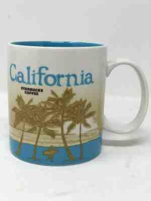 2009 Starbucks Coffee Collector Edition California Blue Mug Cup 16 fl oz - Sold on eBay Nov, 30th 2019 for $24.75