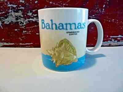Starbucks Bahamas Conch Shell Ceramic Coffee Mug  Collector Series 16 oz  - Sold on eBay Nov, 29th 2019 for $20.00