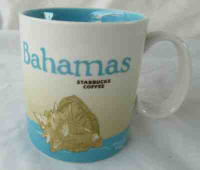 Starbucks Bahamas Ceramic Icon Coffee Mug 2011 Conch Shell - Sold on eBay Nov, 29th 2019 for $19.99