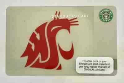 2010 Starbucks Gift Card. WASHINGTON STATE UNIVERSITY. New. Worldwide shipping - Sold on eBay Nov, 29th 2019 for $44.99