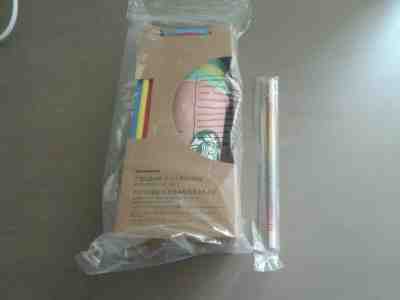 Starbucks Color Changing Reusable Cold Cup Tumbler Pack of 5 w/ Lids Straws 24oz - Sold on eBay Nov, 29th 2019 for $69.99