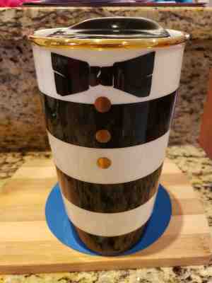 Alice and Olivia 2013 Starbucks 12oz Double Wall Ceramic Tumbler Mug - Sold on eBay Nov, 29th 2019 for $19.99