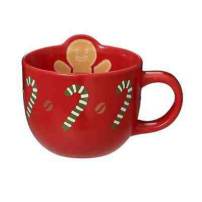 Mug Cup Gingerbread 237ml Red Christmas 2019 Starbucks Japan - Sold on eBay Nov, 29th 2019 for $24.10