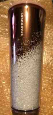 NEW STARBUCKS 2019 Rose Gold & Pink Cascading Snow Tumbler WINTER HOLIDAY Cup  - Sold on eBay Nov, 29th 2019 for $17.99