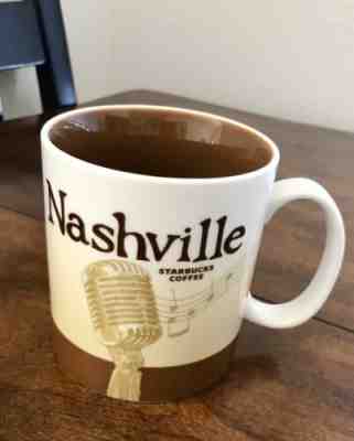 Starbucks Nashville Microphone 2012 Collectors Series Global Icon 16 oz Mug Cup  - Sold on eBay Dec, 1st 2019 for $22.50