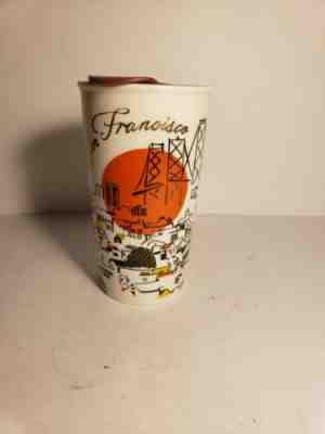 2015 Starbucks San Francisco Ceramic Tumbler Travel Cup 12 Oz  - Sold on eBay Dec, 1st 2019 for $19.99