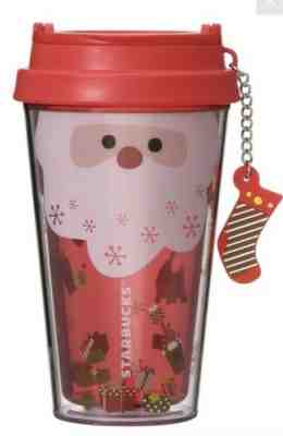 New In Box Starbucks Japan Holiday 2019 Christmas Santa Tumbler With Charm - Sold on eBay Dec, 1st 2019 for $36.00