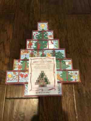 2005 Starbucks Advent Christmas Tree Calendar Empty - Sold on eBay Dec, 1st 2019 for $20.00