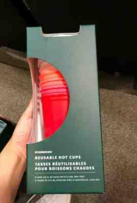 NEW Starbucks 2019 Fall Winter Holiday Christmas REUSABLE HOT CUPS  6 pack - Sold on eBay Dec, 1st 2019 for $29.99