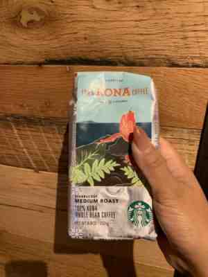 Starbucks 100% Kona Whole Bean Coffee Medium Roast 8.8 oz Hawaii Exclusive - Sold on eBay Dec, 1st 2019 for $37.75