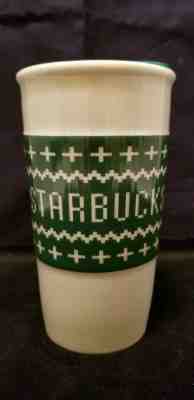 MWT Starbucks 2016 Winter Holiday Xmas Knit Green Sweater Travel Tumbler Cup Mug - Sold on eBay Dec, 1st 2019 for $15.00