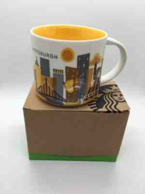 Starbucks You Are Here Collection Mug 14 Oz Pittsburgh NIB - Sold on eBay Dec, 1st 2019 for $19.99